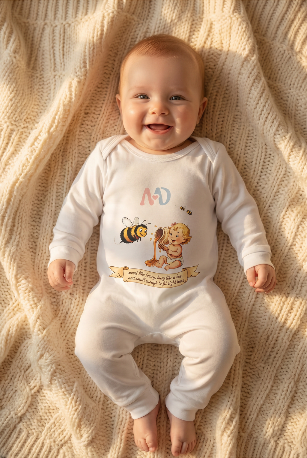 Honey Bee 🍯 onesie, babygrow