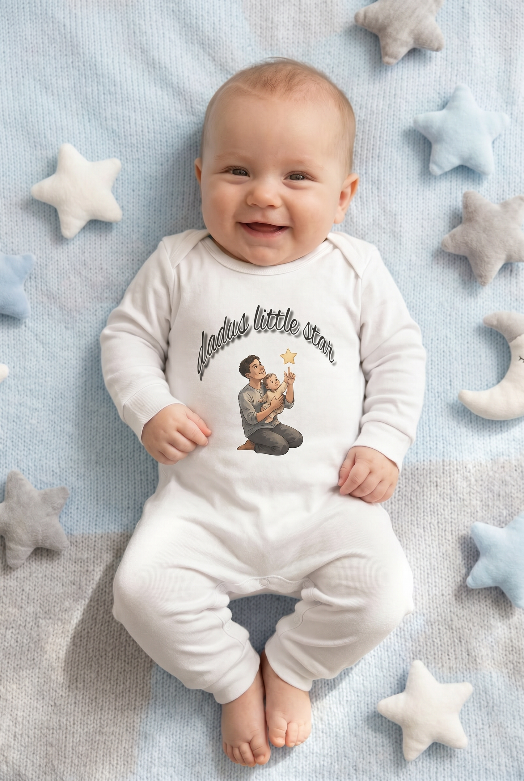 Daddas little star ⭐️ onesie/Babygrow